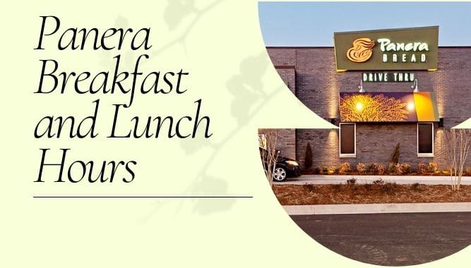 Panera Breakfast and Lunch Hours