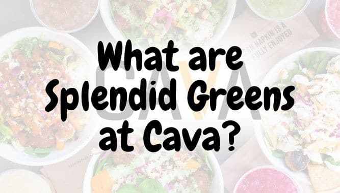 What are Splendid Greens at Cava?